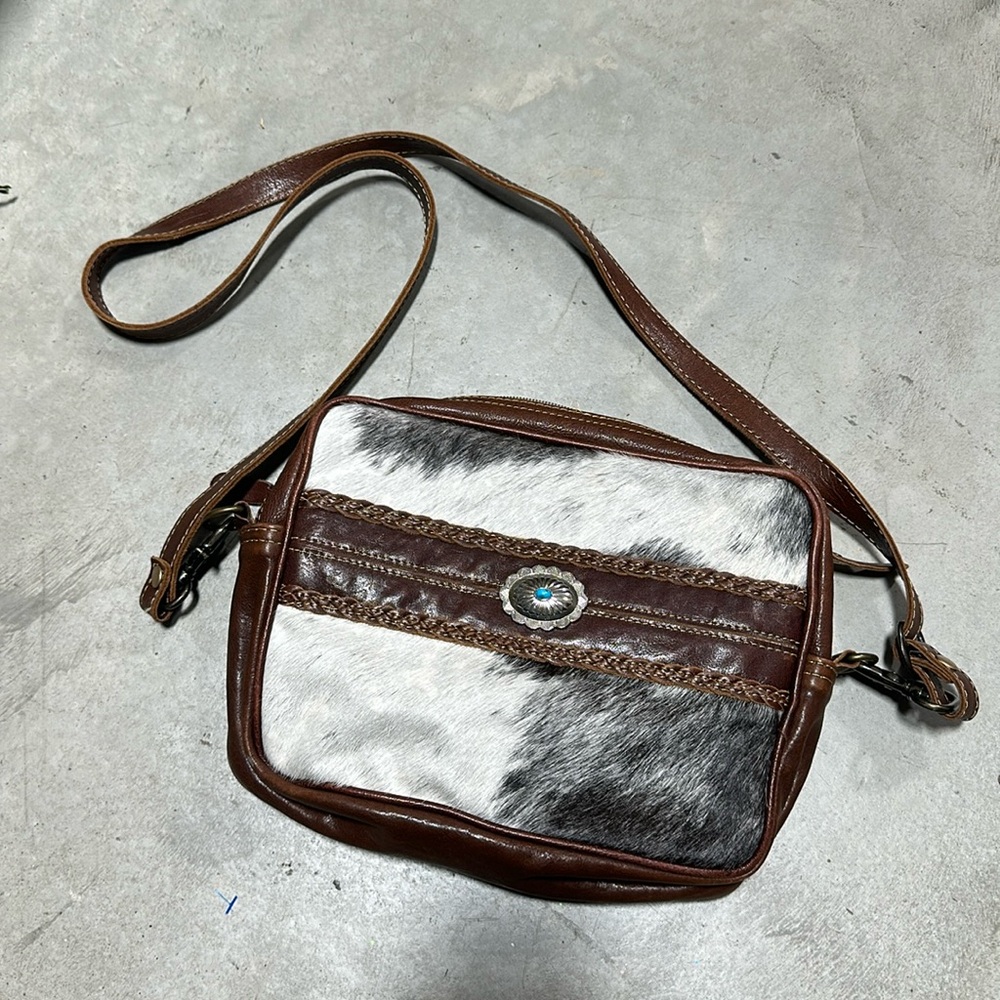 Myra Bag - Genetic Hand-Tooled Hairon Bag‎ / LL-50